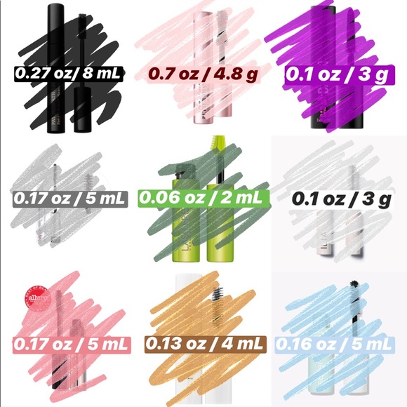 7 BRAND NEW MASCARA BUNDLE - Picture 2 of 2